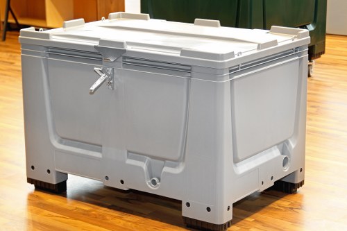 Site inspection and safety briefing at waste transfer location